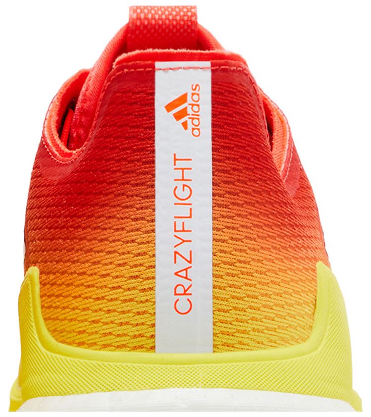 Adidas Wmns Crazyflight Solar Red Acid Yellow