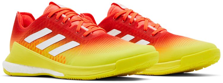 Adidas Wmns Crazyflight Solar Red Acid Yellow