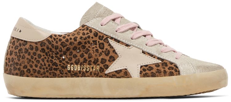 Golden Goose Wmns Superstar Leopard Warm Sand