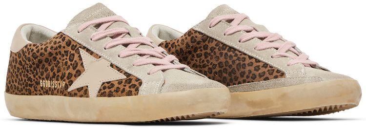 Golden Goose Wmns Superstar Leopard Warm Sand