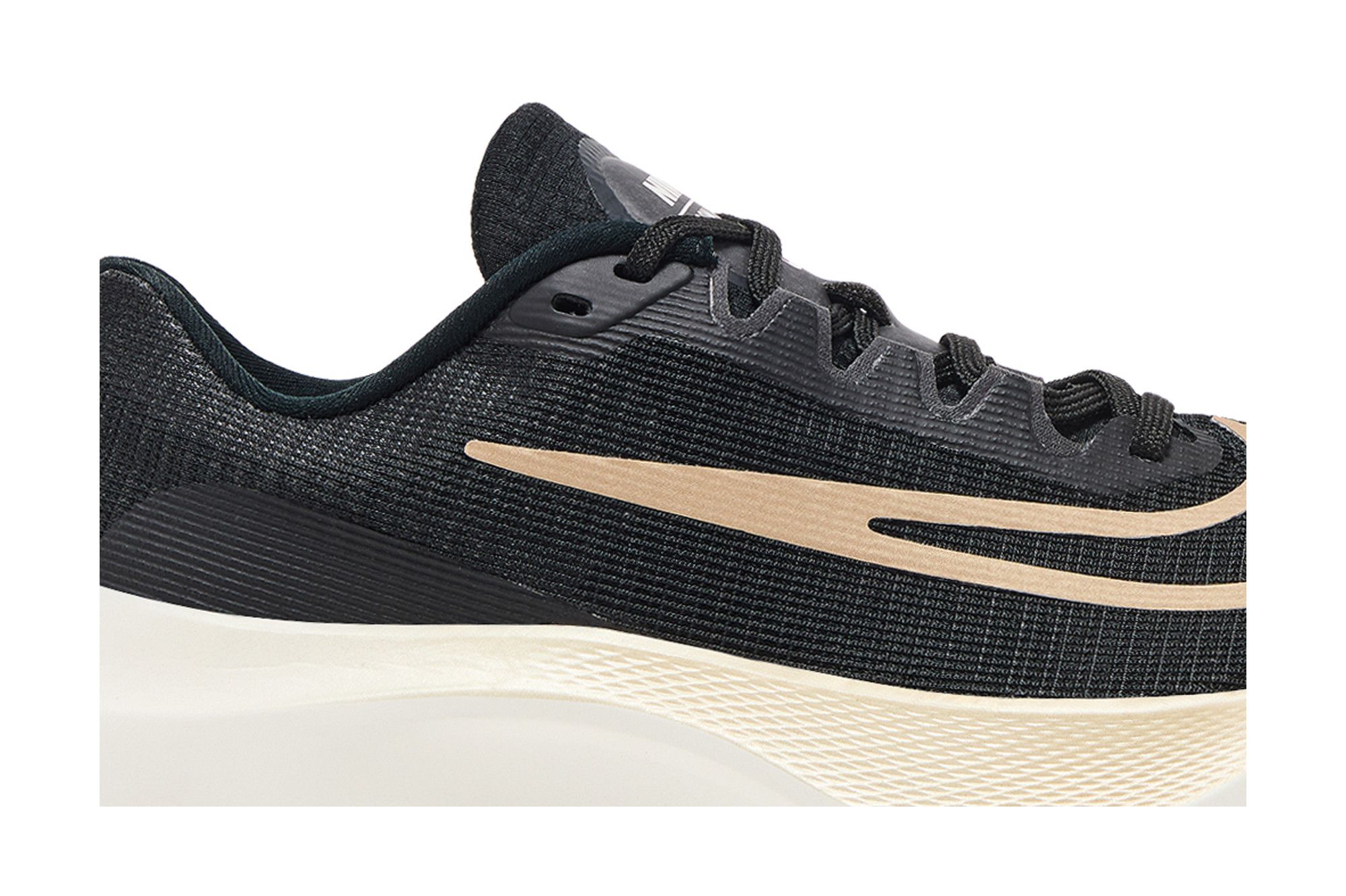 Size 10.0 Zoom Fly 5 Black Metallic Gold Grain