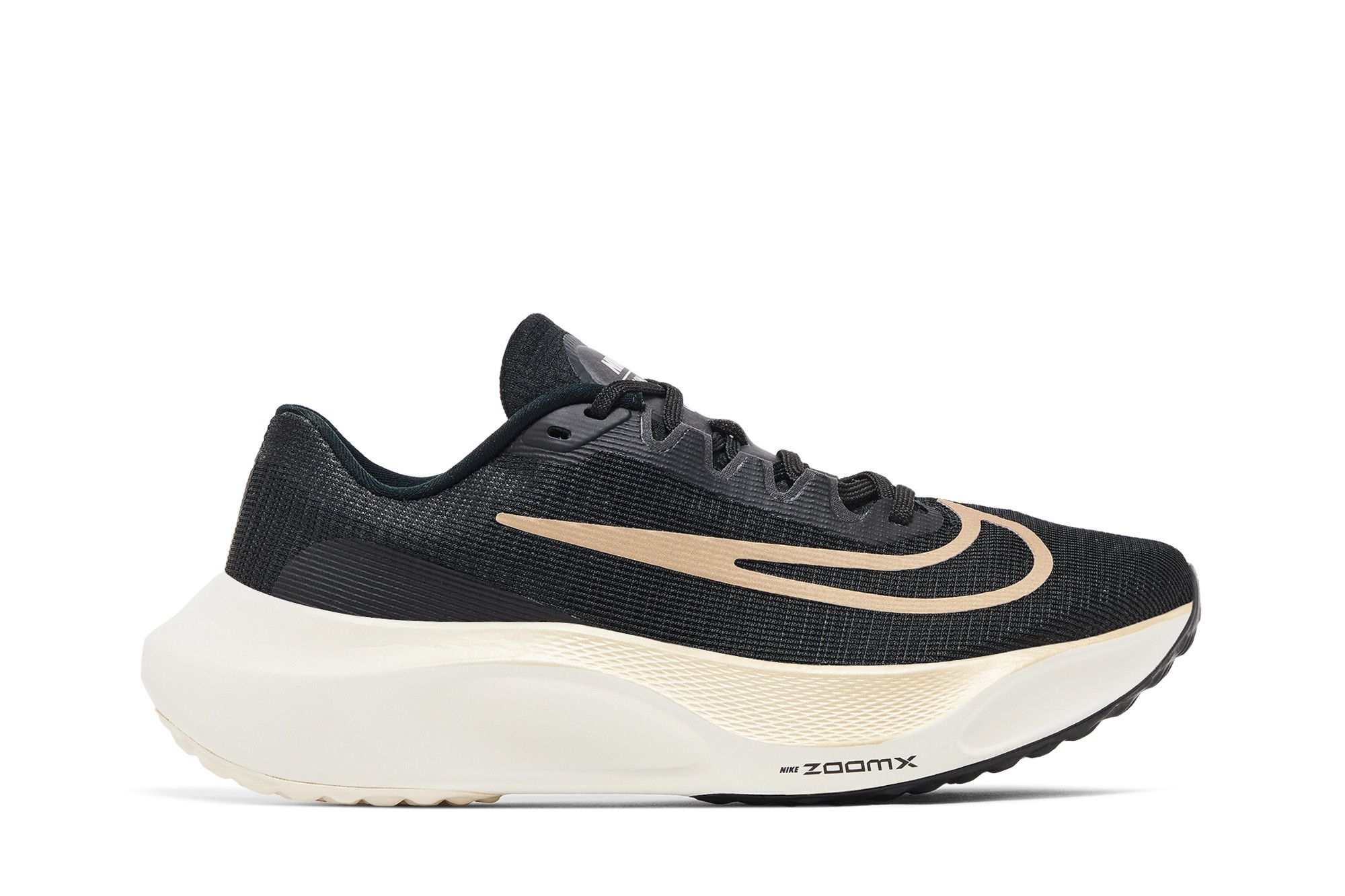 Size 10.0 Zoom Fly 5 Black Metallic Gold Grain