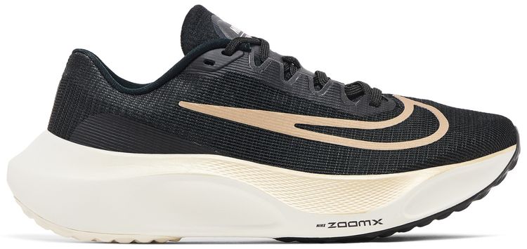 Nike Zoom Fly 5 Black Metallic Gold Grain