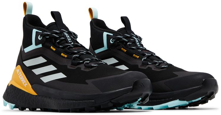 Terrex Free Hiker GORE TEX 20 Black Aqua Yellow