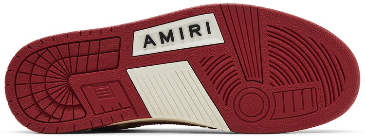 Amiri Skel Top Low Collegiate   Red White