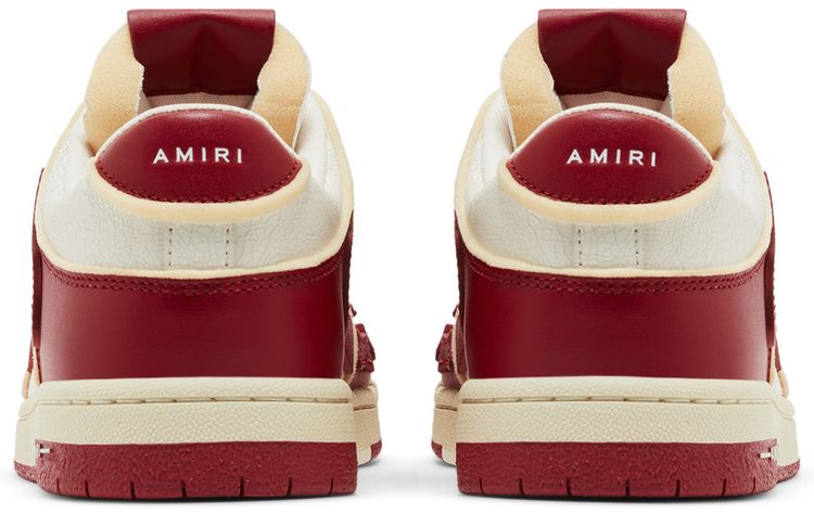 Amiri Skel Top Low Collegiate   Red White