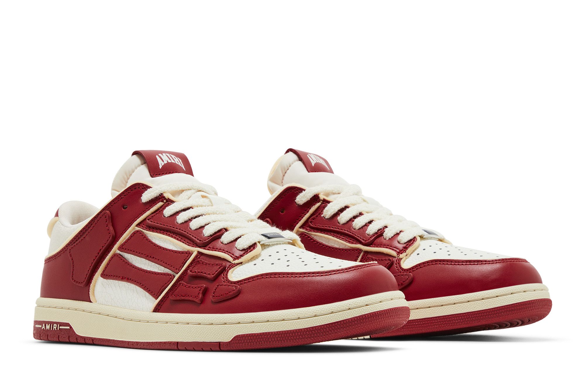 Buy Amiri Skel Top Low 'Collegiate - Red White' - AMFOSR1030