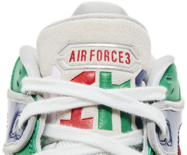 Nigo x Air Force 3 Low SP White Multi Color