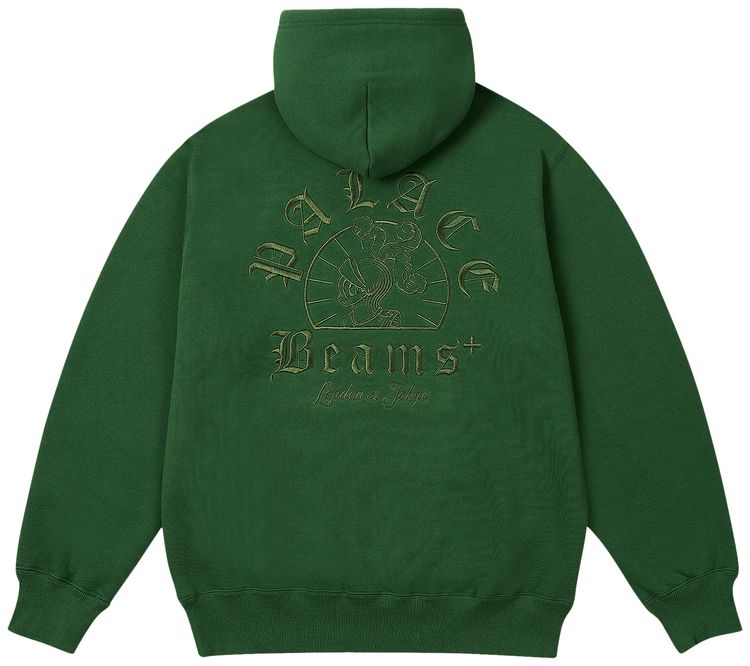 Palace x Beams Plus Graphic Hood Greener Pastures