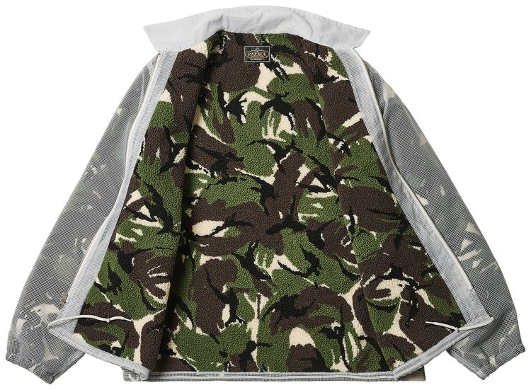 Palace x Beams Plus Fleece Lined Coach Jacket Camo