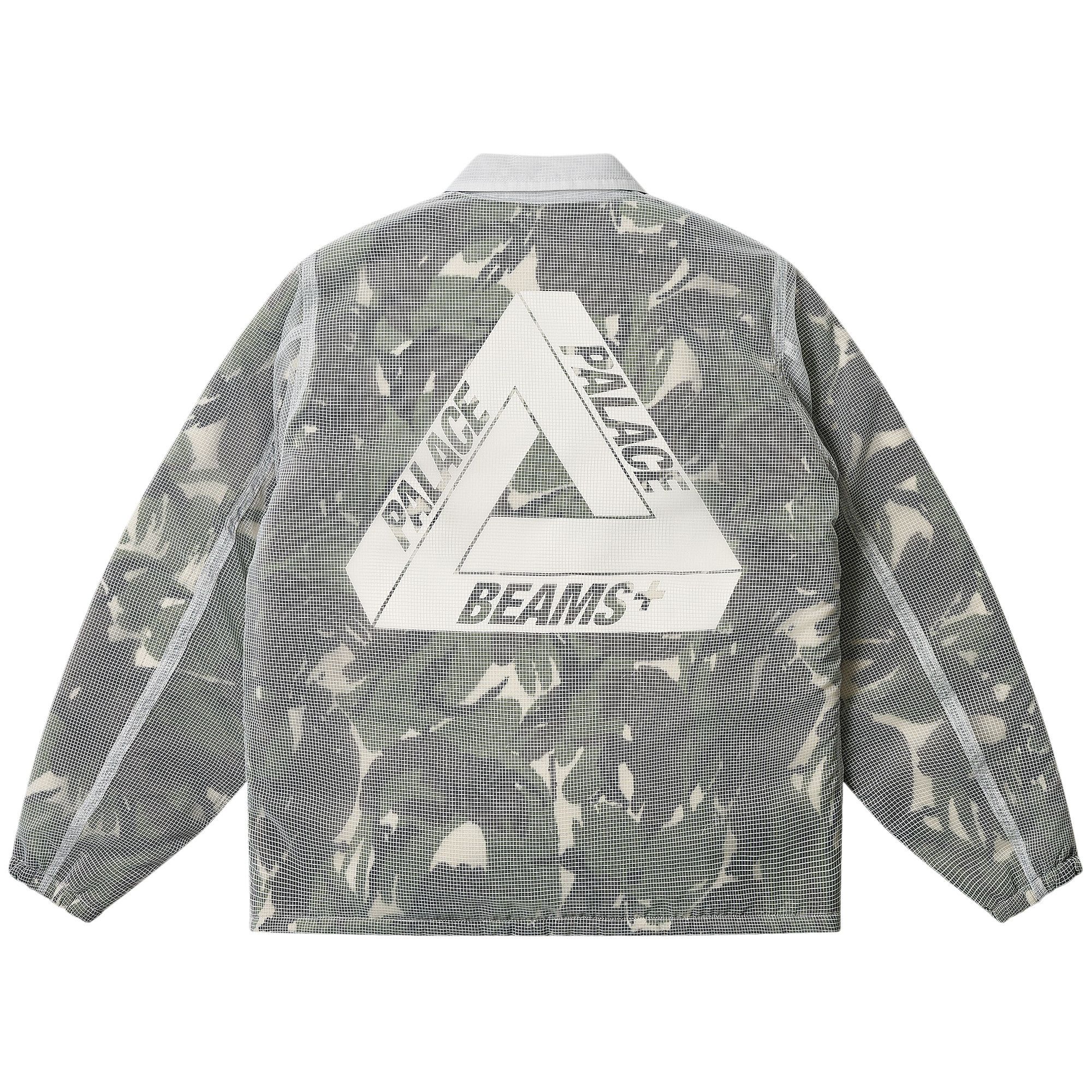 Size xl Palace x Beams Plus Fleece Lined Coach Jacket 'Camo'