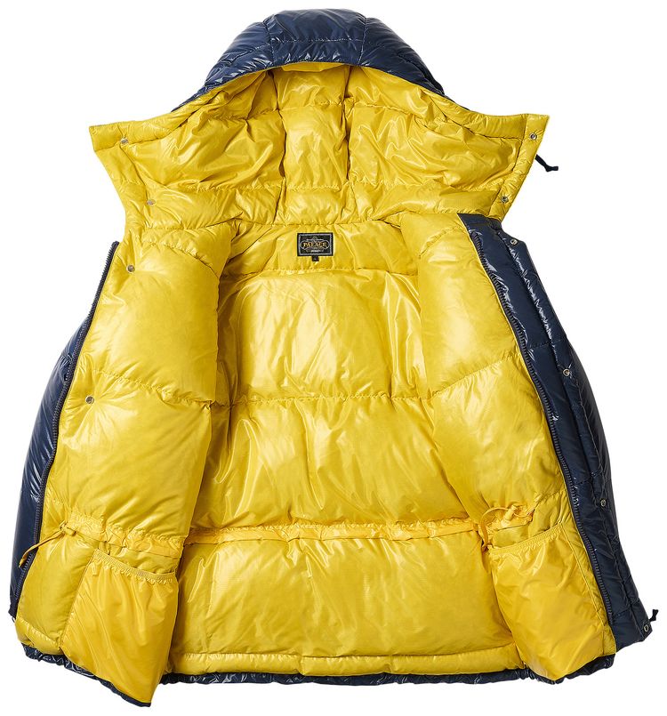 Palace x Beams Plus Expedition Down Jacket NavyYellow