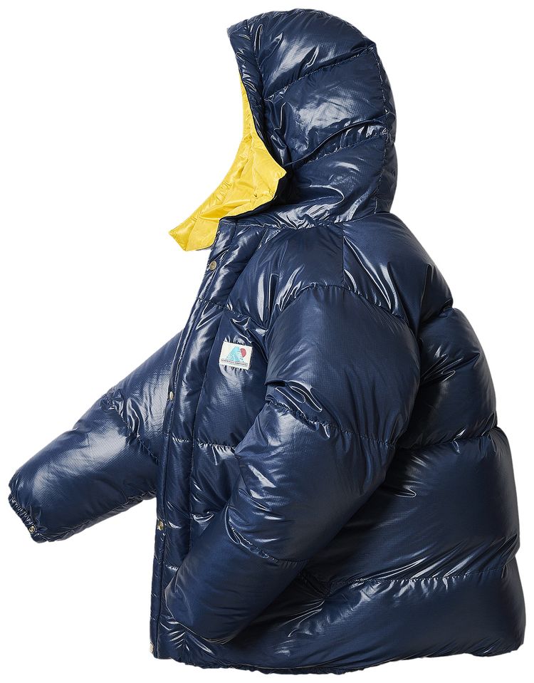 Palace x Beams Plus Expedition Down Jacket NavyYellow