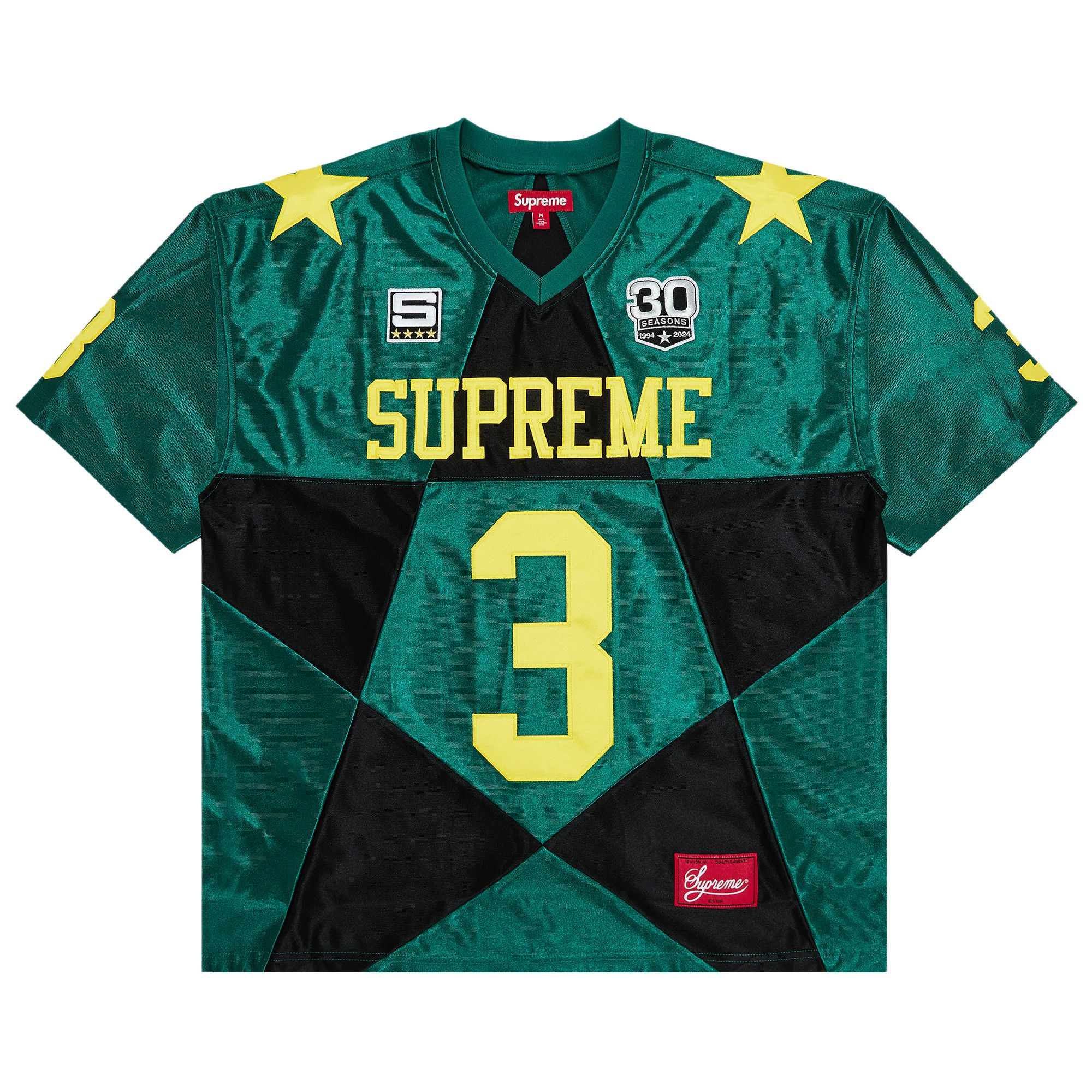 世界的に有名な Buy Supreme Star Football Jersey 'Dark Green' - FW24KN75 トップス