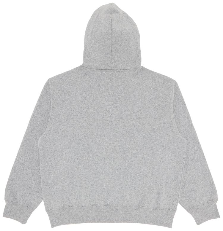 Supreme Mister Cartoon Zip Up Hooded Sweatshirt Heather Grey