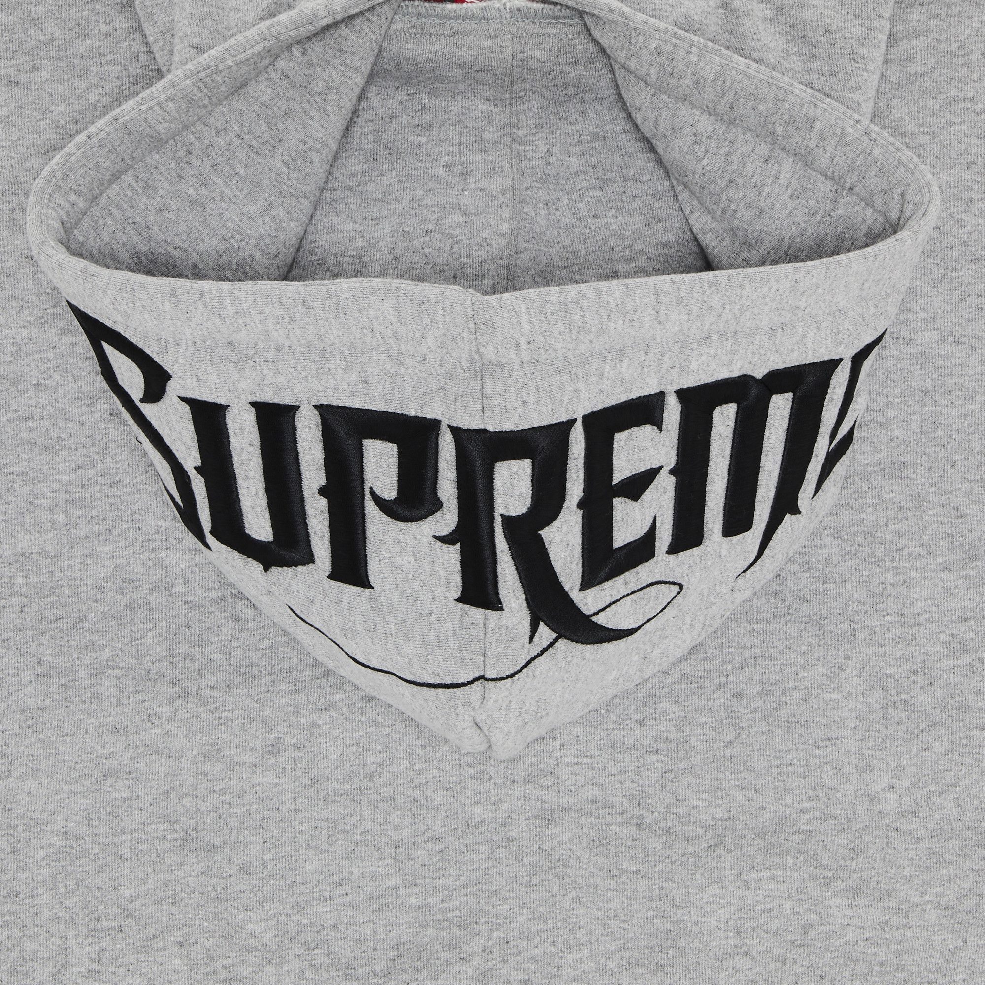 Buy Supreme Mister Cartoon Zip Up Hooded Sweatshirt 'Heather Buy Supreme Mister Cartoon Zip Up Hooded Sweatshirt 'Heather