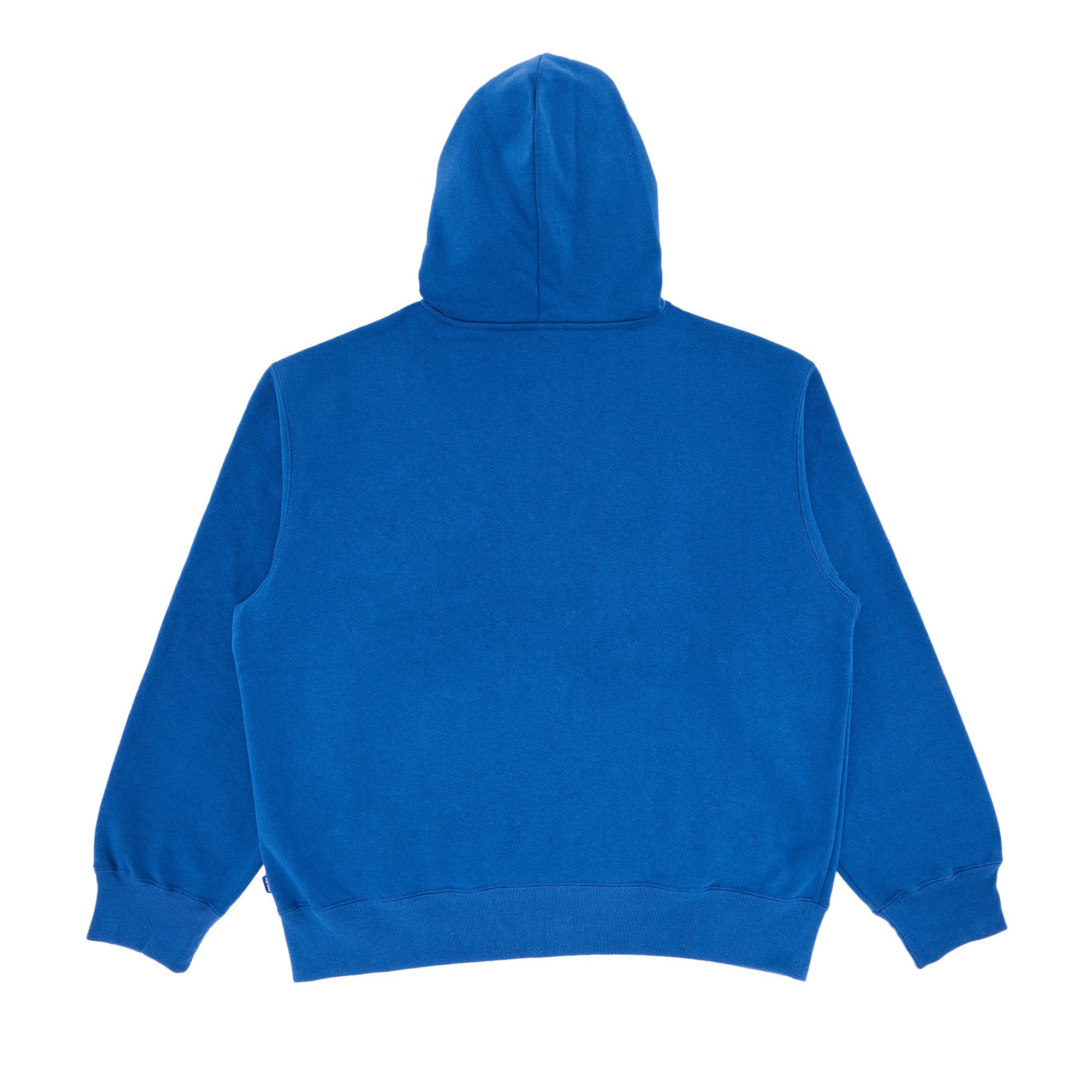 Size xl Supreme Mister Cartoon Zip Up Hooded Sweatshirt 'Washed Royal'
