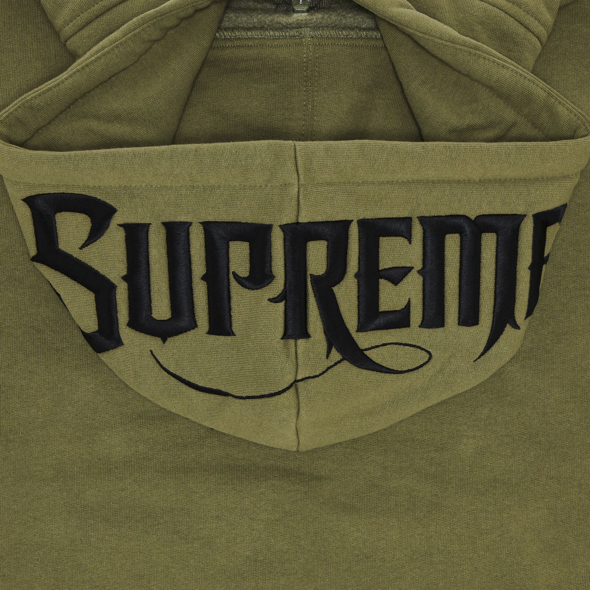 Buy Supreme Mister Cartoon Zip Up Hooded Sweatshirt 'Light