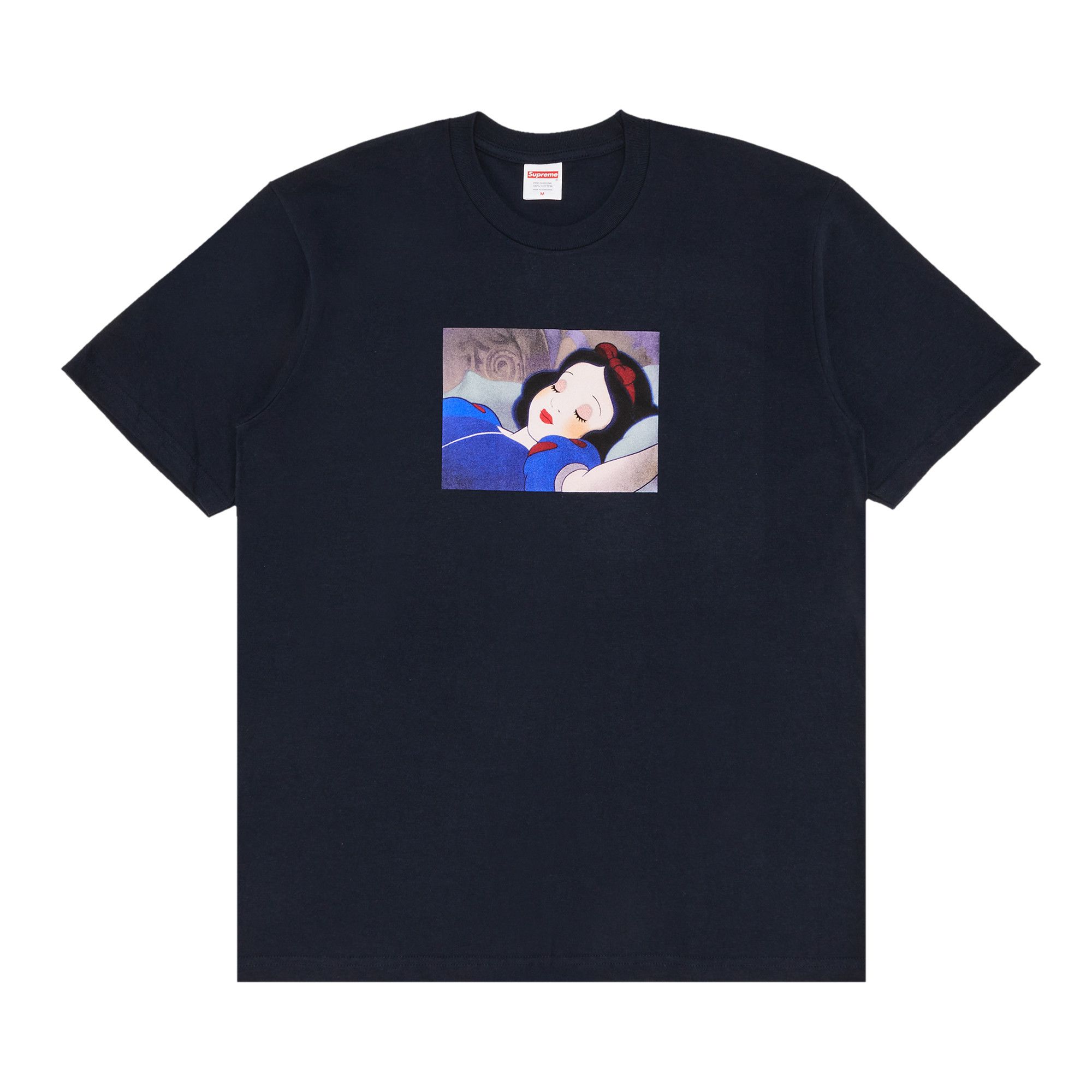 Supreme  White Tee ネイビー Buy Supreme Snow White Tee 'Navy' - FW24T13 NAVY | GOAT