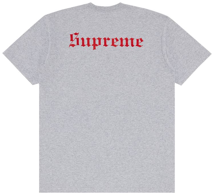 Supreme Snow White Tee Heather Grey