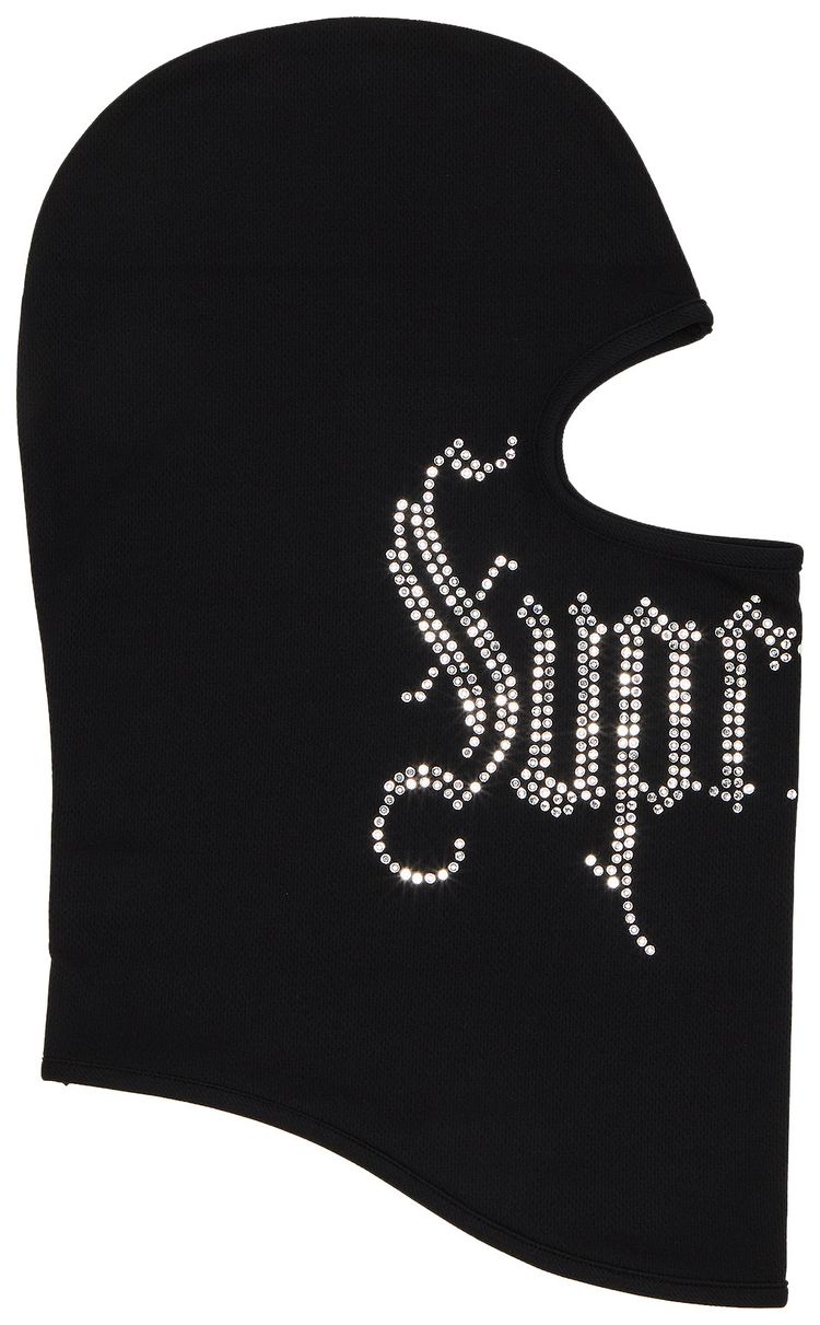 Supreme Rhinestone Balaclava Black