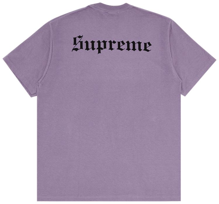 Supreme Snow White Tee Dusty Purple