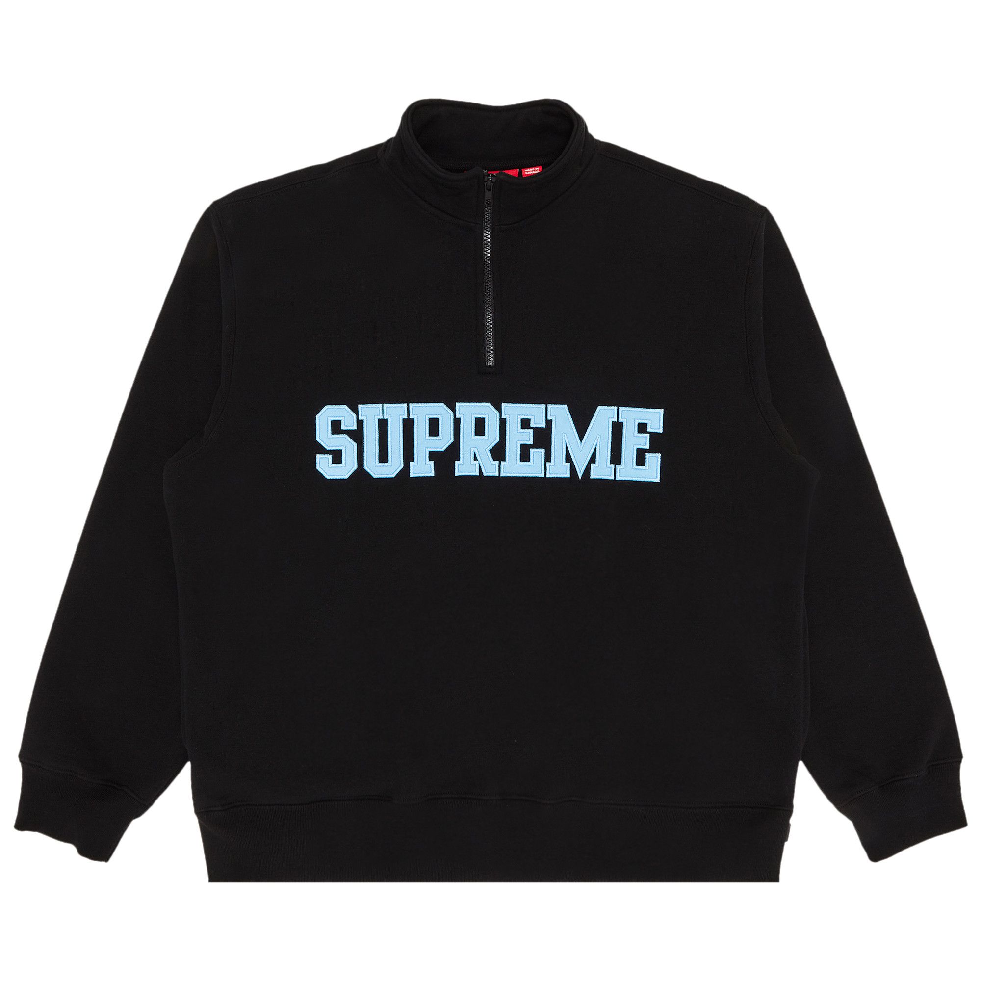 【正規品直輸入】 Collegiate Supreme Buy Half FW24SW72 - 'Black' Pullover Zip ジャケット・アウター