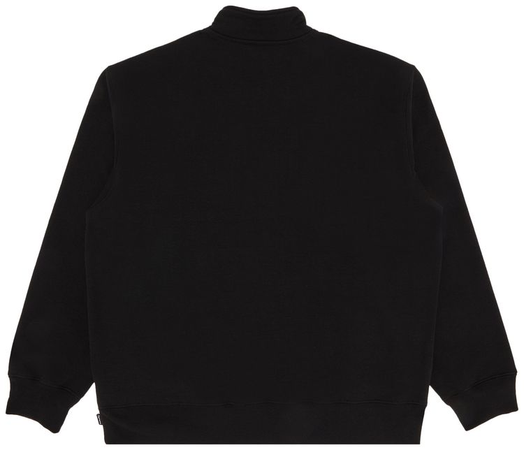 Supreme Collegiate Half Zip Pullover Black