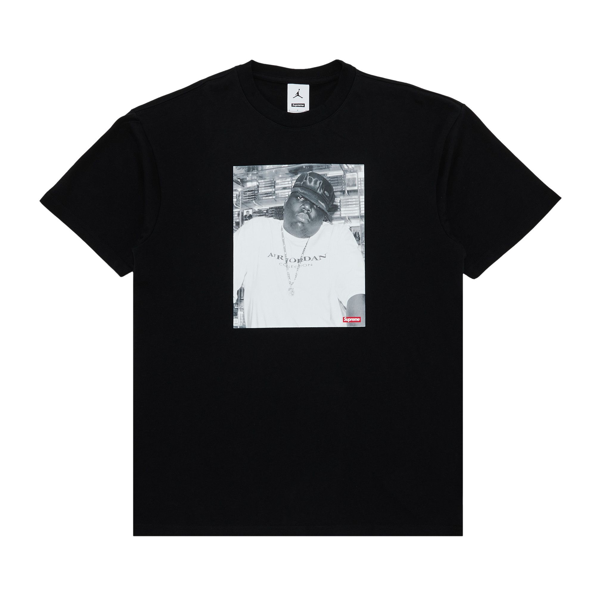 Buy Supreme x Jordan Biggie Short Sleeve Top Black FW24KN3 BLACK GOAT