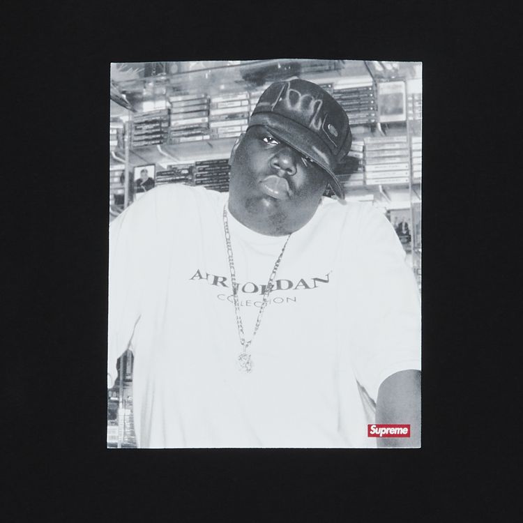 Supreme x Jordan Biggie Short Sleeve Top Black
