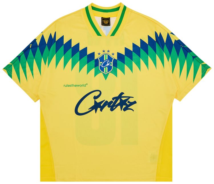 Corteiz Club America Jersey Brasil Yellow
