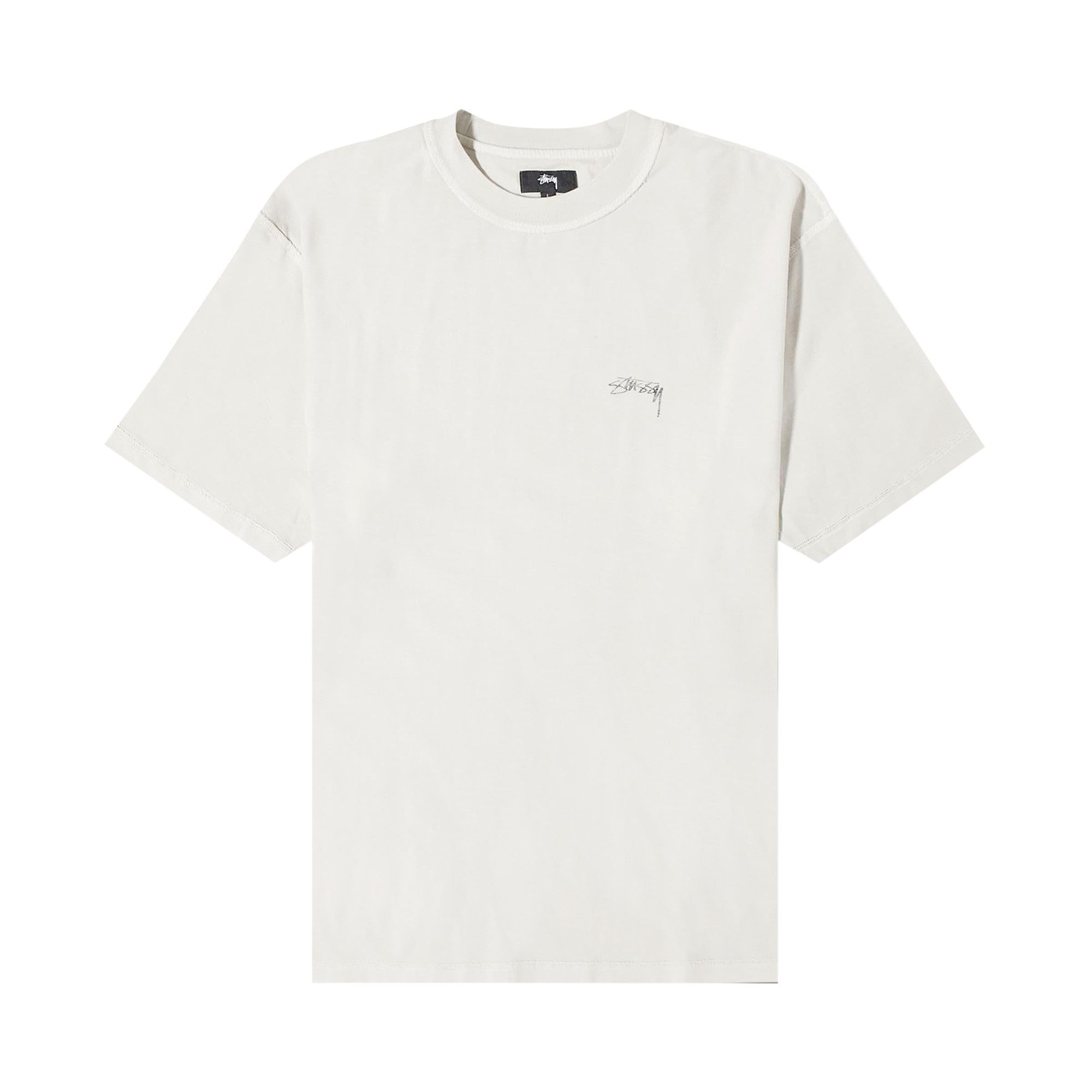 Buy Stussy Pigment Dyed Inside Out T-Shirt 'Bone' - 1140283