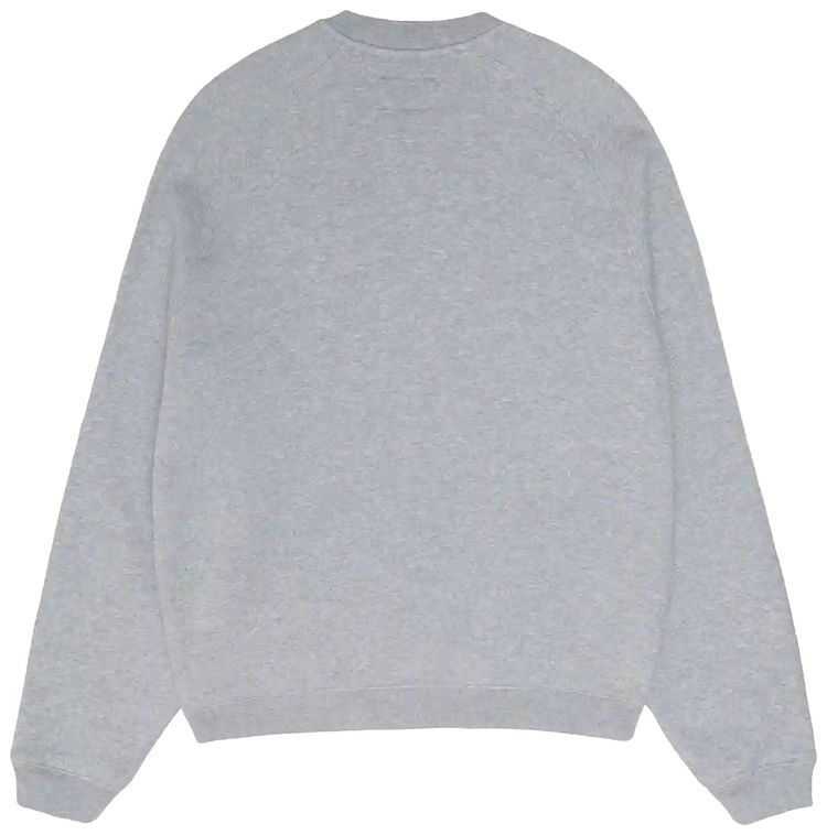 Stussy Raglan Sleeve Crew Grey Heather
