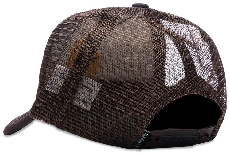 Market Smiley Upside Down Trucker Hat Acorn