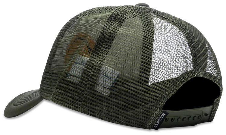 Market Smiley Upside Down Trucker Hat Kelp