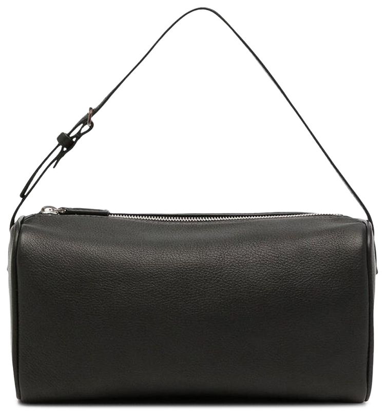 The Row 90s Leather Shoulder Bag Black