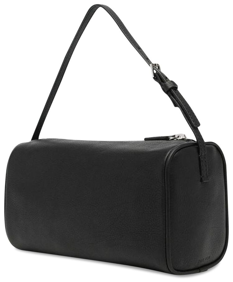 The Row 90s Leather Shoulder Bag Black