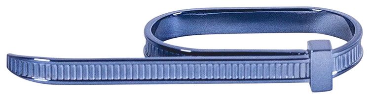 Ambush Zip Tie 2 Finger Ring Blue