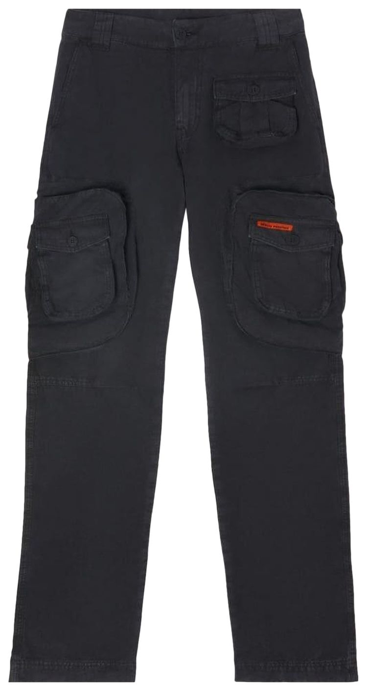 Heron Preston Canvas Cargo Pants Black