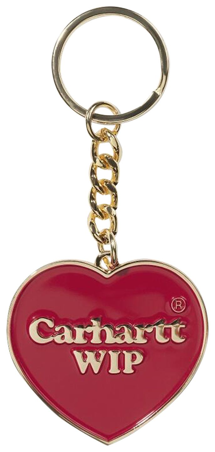 Carhartt WIP Heart Keychain Red