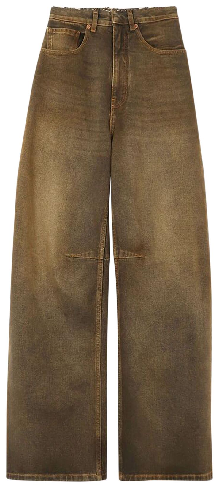 MM6 Maison Margiela 5 Pockets Long Pants Brown