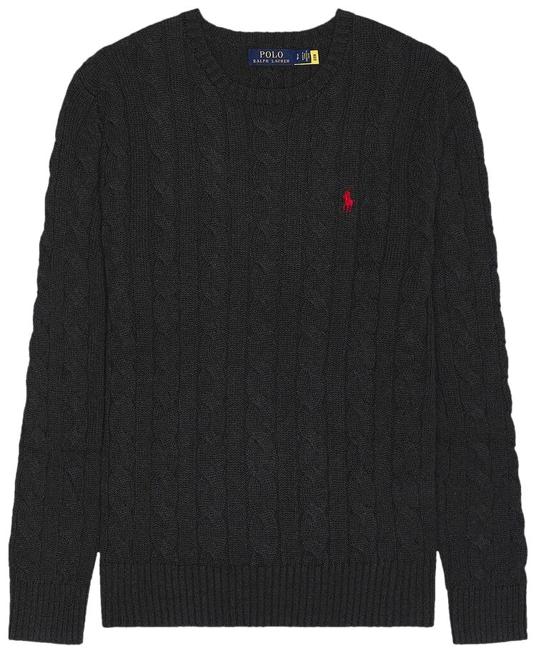 Polo Ralph Lauren Long Sleeve Crewneck Sweater Dark Granite Hthr