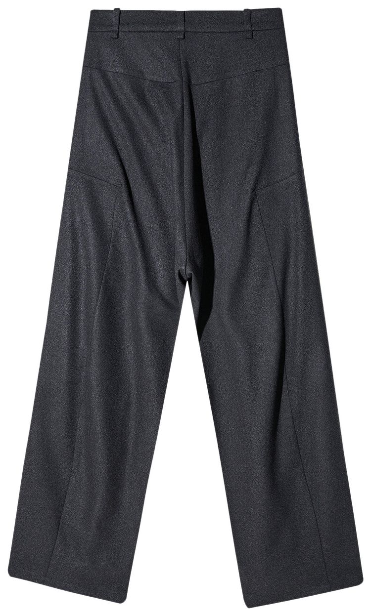 Hyein Seo Wide Wool Pants Dark Grey