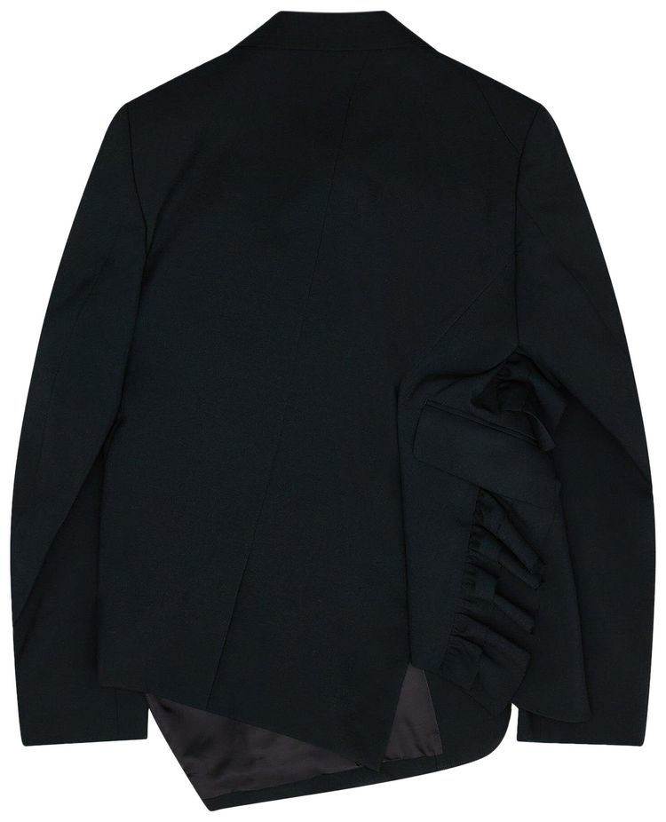 Comme des Garcons Wool Tropical Jacket Black
