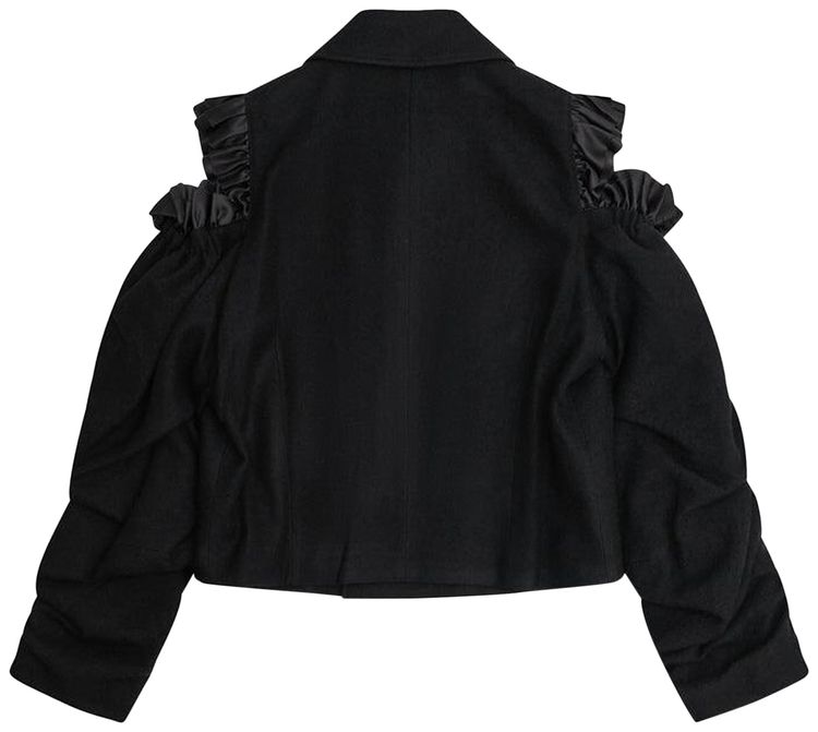 Comme des Garcons Wrinkle Jacket Black