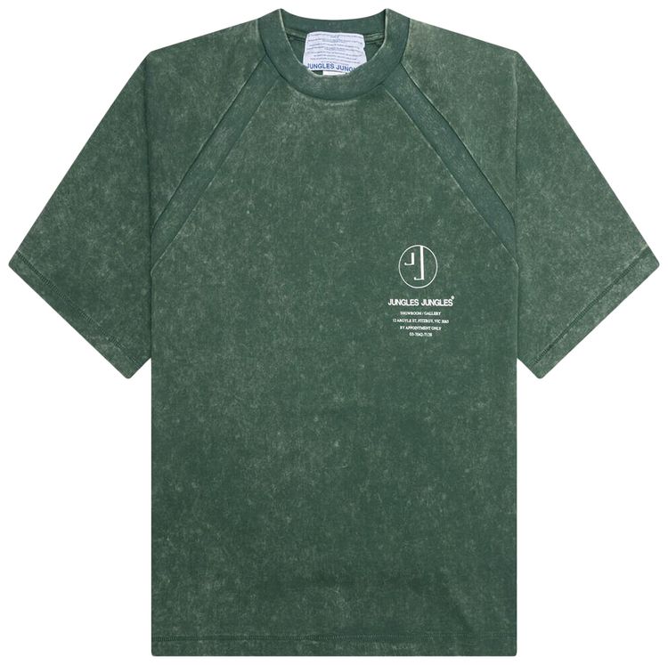 Jungles Appointment Only Mineral Wash Tee Washed Green
