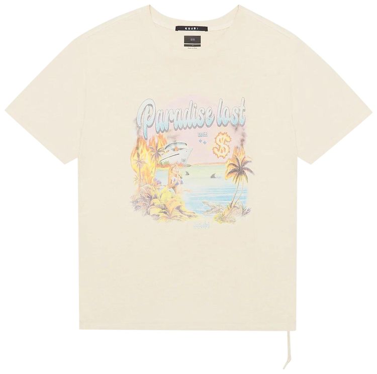 Ksubi Paradise Biggie Short Sleeve Tee Dusty Desert