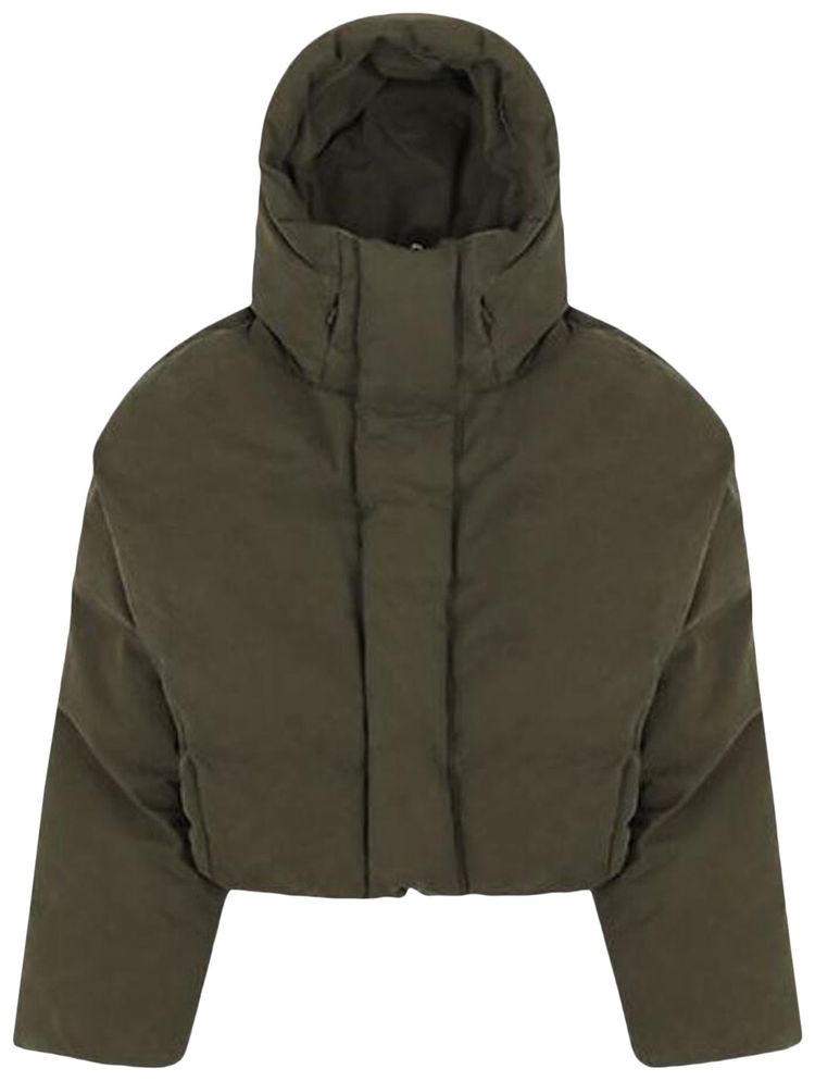 Entire Studios MML Hooded Puffer Jacket Hunter