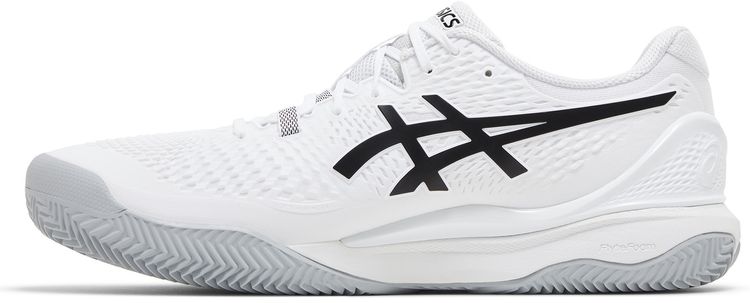 Asics Gel Resolution 9 Clay White Black