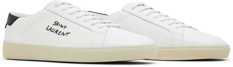 Saint Laurent SL 06 Court Leather White Black 2023